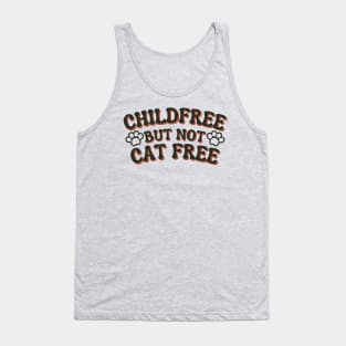 Childfree but not cat free Tank Top